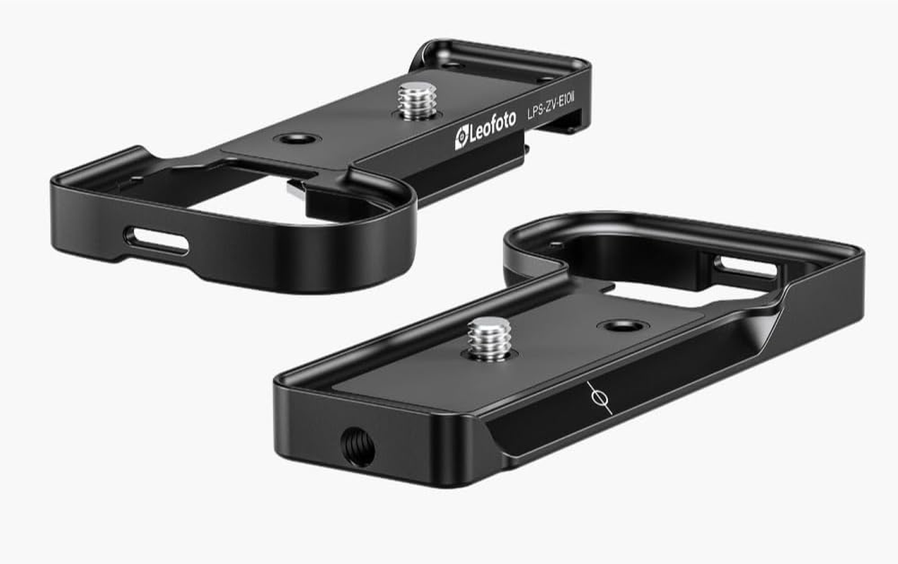 Leofoto LPS-ZV-E10II(BK) L-Shaped Bracket with Grip (ZV-E10II) image number 2