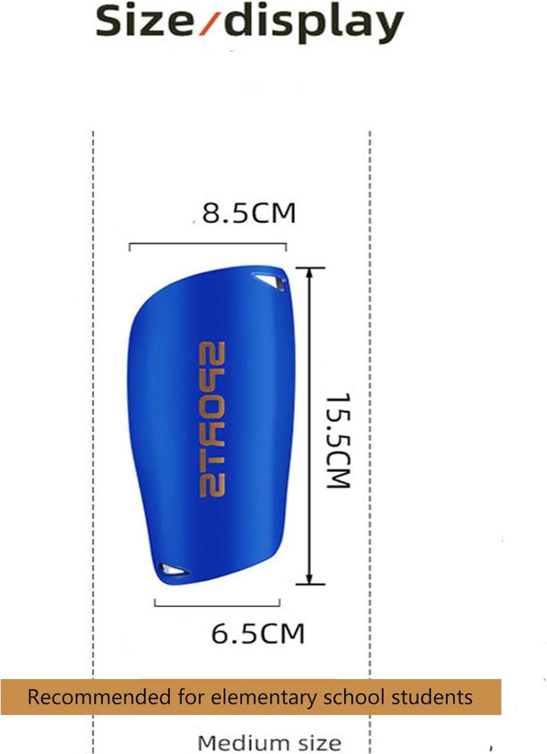 4Pcs Mini Shin Pads Soccer Shin Guards Small Protective Equipment Shin Guards for Kids Dark Blue and Black Football Training Shin Pads for Boys Girls image number 3