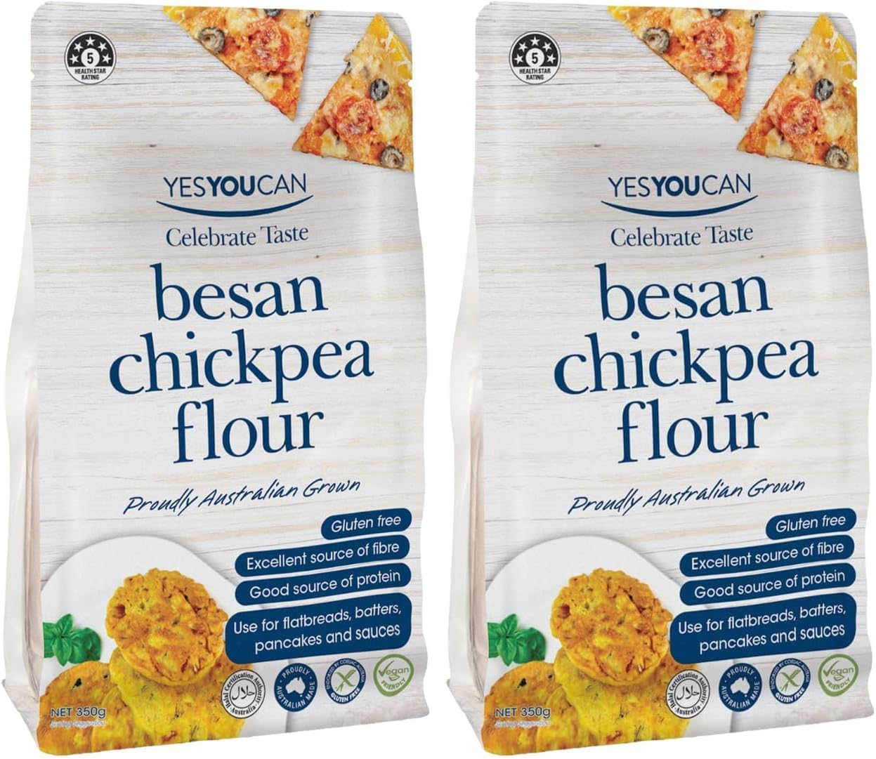 Yesyoucan Besan Chickpea Flour G/F 350G image number 1