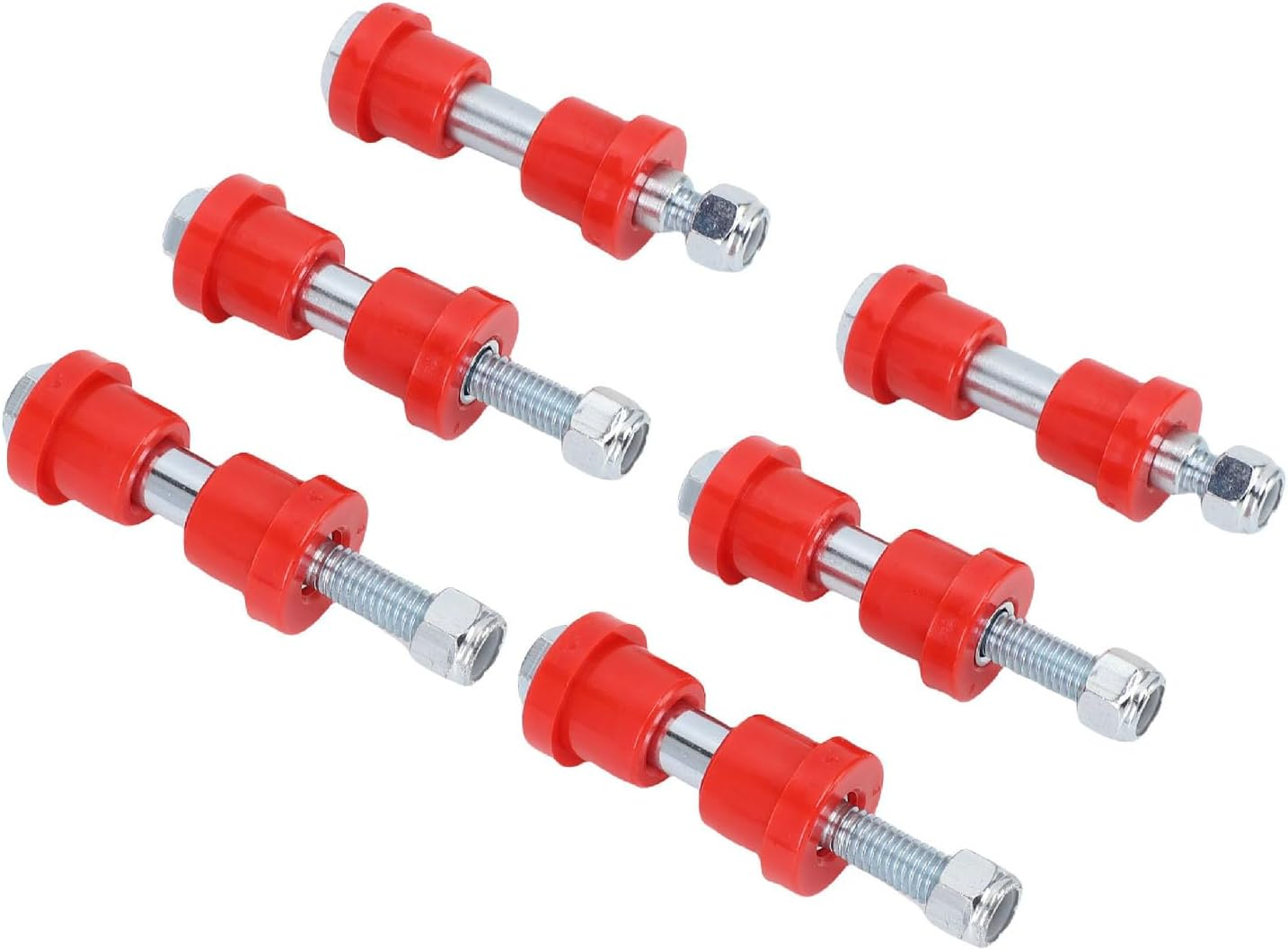 Zerodis Cart Accessories Bushing Kit Polyurethane Upgrade Noise-Reducing Design Fits 1994-Up Medalist DS EZGO TXT Leaf Spring Polyurethane Cart Bushings (Red)