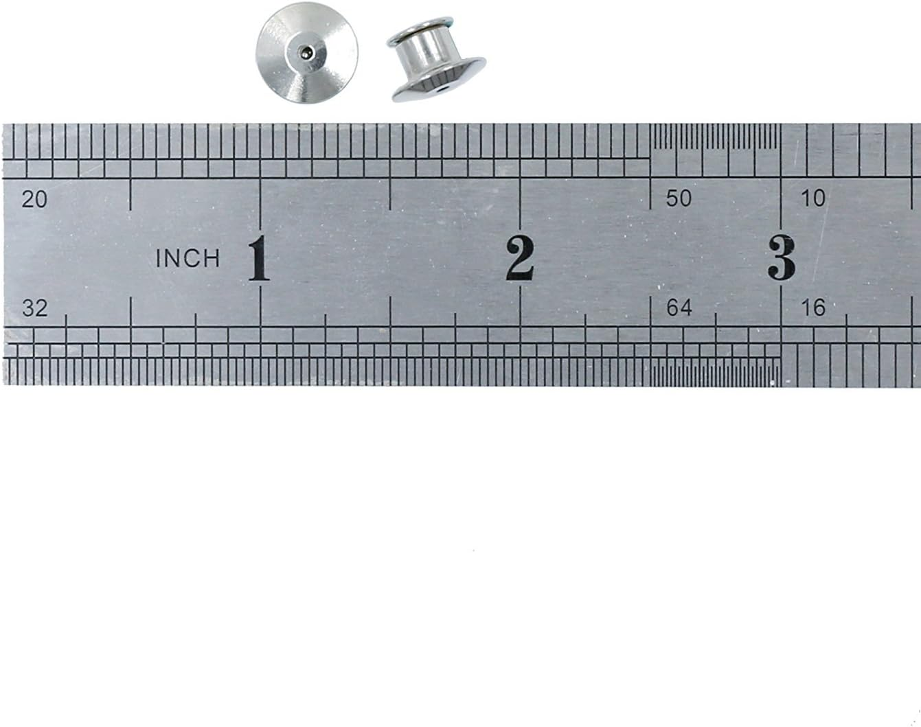 40 Pieces Metal Pin Backs Locking Pin Keepers Locking Clasp with Storage Case - C Colorful image number 4