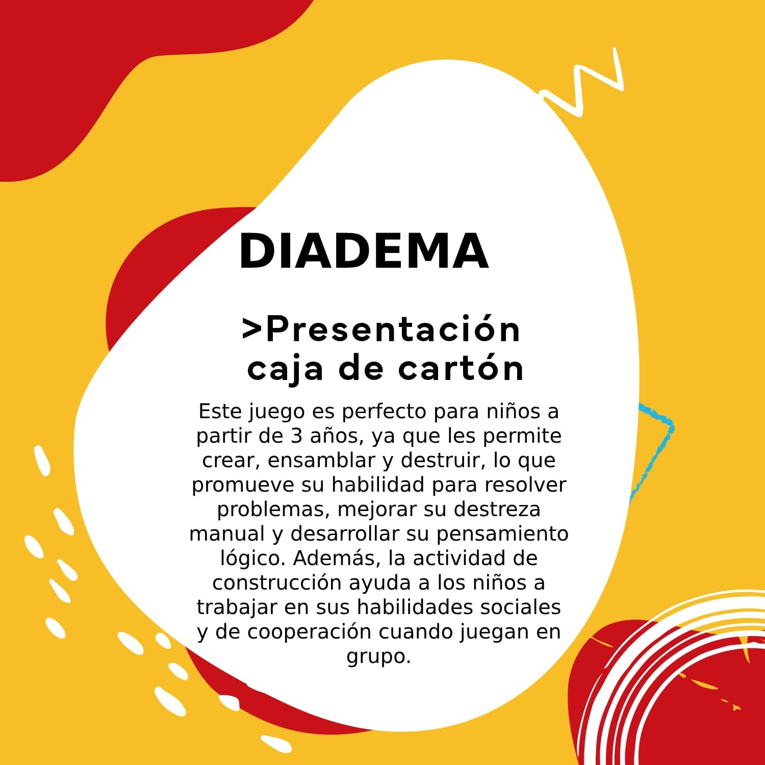 Cayro Fun Blocks Headband - Creative Construction Game for Kids - Promotes Imagination and Motor Skills - Fun Blocks Headband image number 2