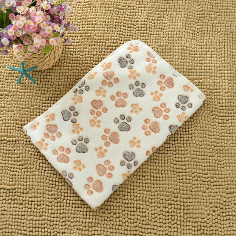 Pack of 3 Cat Blankets, 76 X 52 Cm Cat Blanket for Cats, Waterproof Guinea Pig Blankets, Washable Small Animal Fleece Warm Flannel Throw for Hamsters, Dogs, Cats, Pet Blanket, Sleeping Mat image number 6
