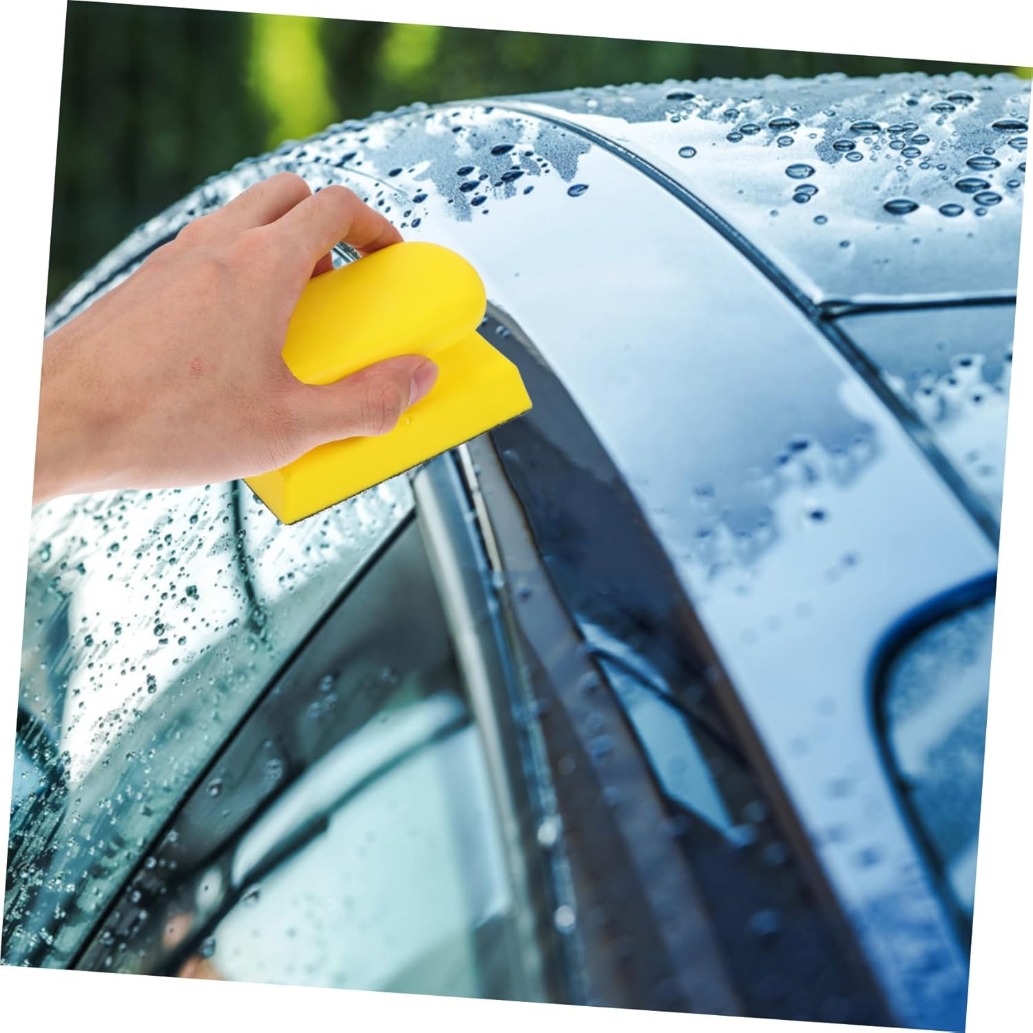 Gadpiparty Rectangular Hand Sanding Block Self-Adhesive Polishing Pad Sanding Tools for Tight Spaces image number 2