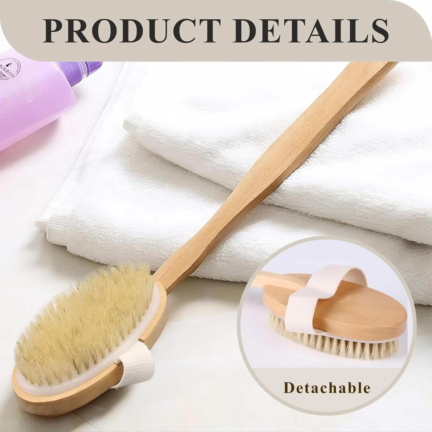 2 Dry Brushes Uniquely Designed for Face and Body Set for Exfoliation and Stimulate Lymphatic Drainage, Rejuvenate and Restore Skin Luster, Minimize Cellulite and Improve Blood Flow
