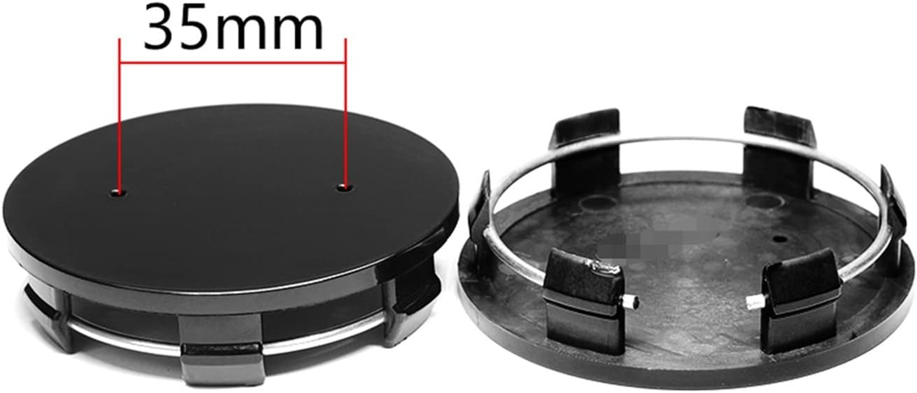 Xwang Store 4Pcs 70MM Black No Logo Car Wheel Wheel Center Cap Cover Truck Wheel Rim Dust Hubcap Car Styling Emblem image number 5