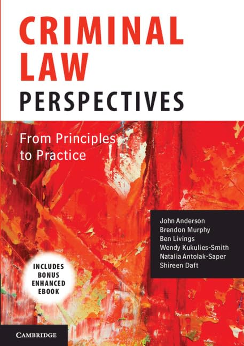 Cambridge Criminal Law Perspectives : from Principles to Practice Book - Paperback - 3 December 2020