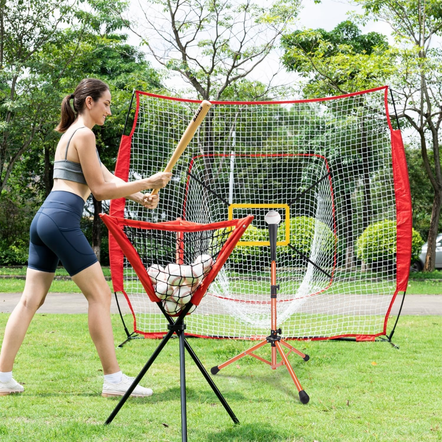 Baseball and Softball Portable Travel Baseball Ball Caddy image number 2