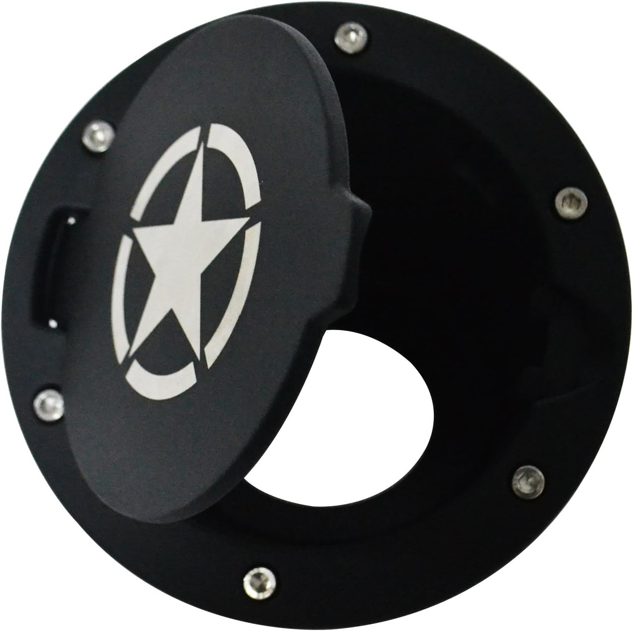 Opar Five Star Gas Cap Gas Tank Cover for 2007-2018 Jeep Wrangler JK & Unlimited image number 5
