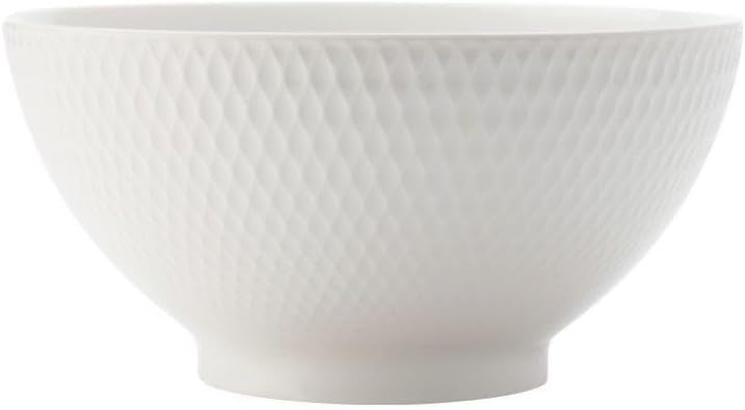 Maxwell & Williams White Basics Diamonds Rice Bowl 10Cm