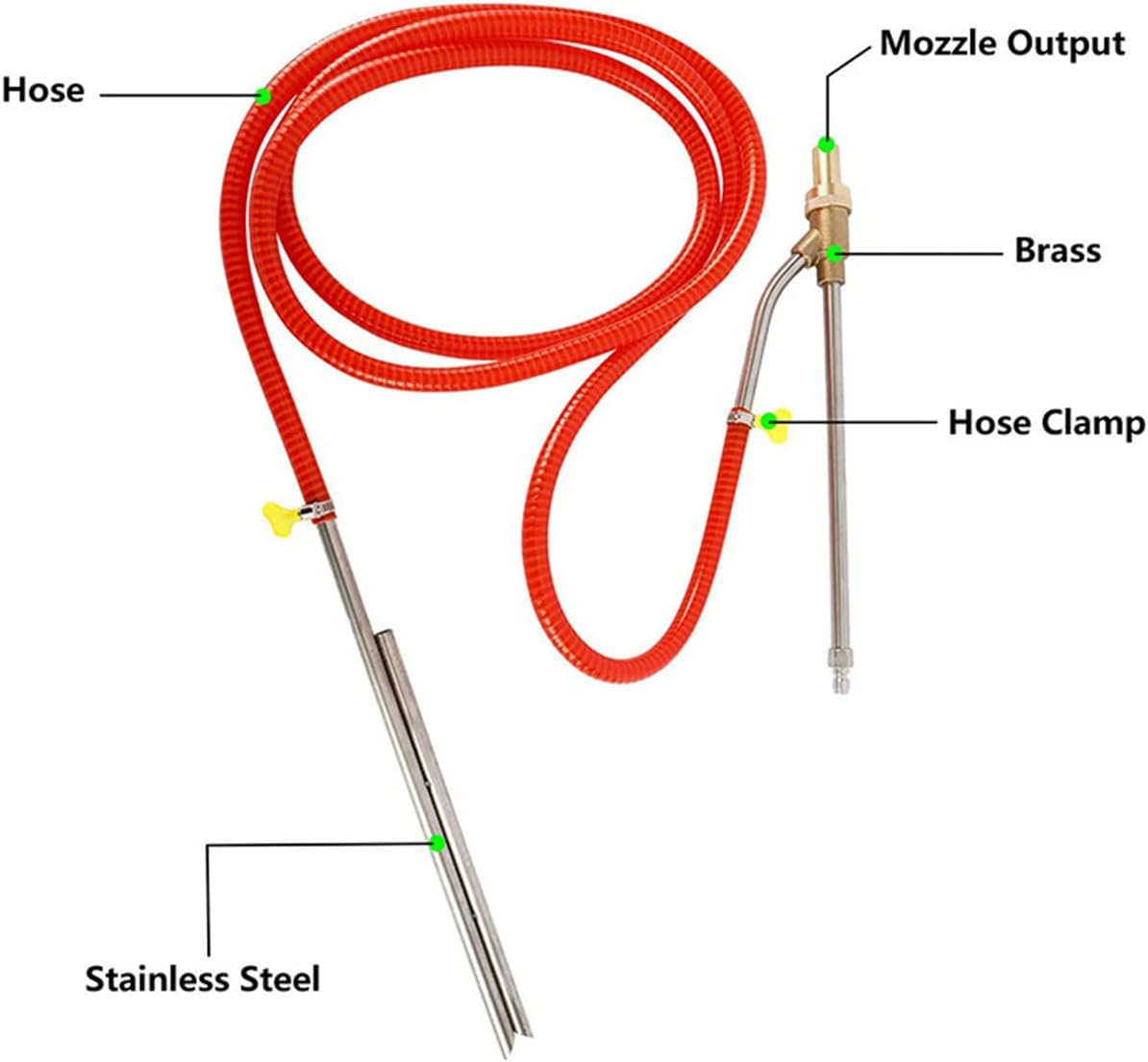 Pressure Washer Sandblasting Kit - Sand Blaster Kit Quick Disconnect Car Washer High Pressure 5000Psl Sand Blaster 1/4 Inch for Rust Removal Abrasive Cleaning image number 4