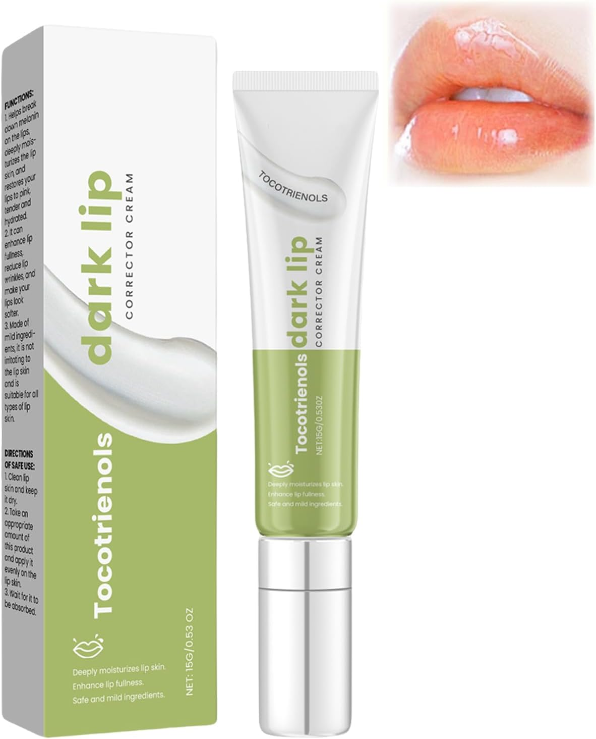 Dark Lip Corrector Cream, Lip Care Cream, the Formulated Is Mild and Suitable for All Skin Types, Lightening for Dark Lips, Refreshing Texture, Suitable for Both Men and Women (1Pcs)