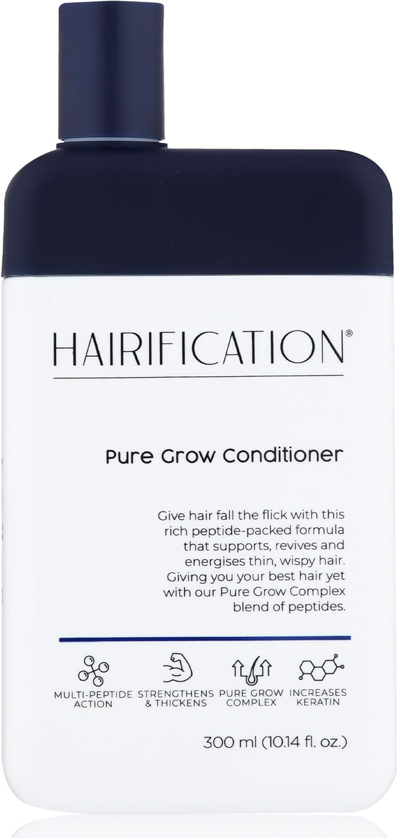 Hairification Pure Grow Conditioner for Thinning or Fine Hair, Supports Healthier-Looking, Stronger-Feeling Hair, 300Ml image number 6