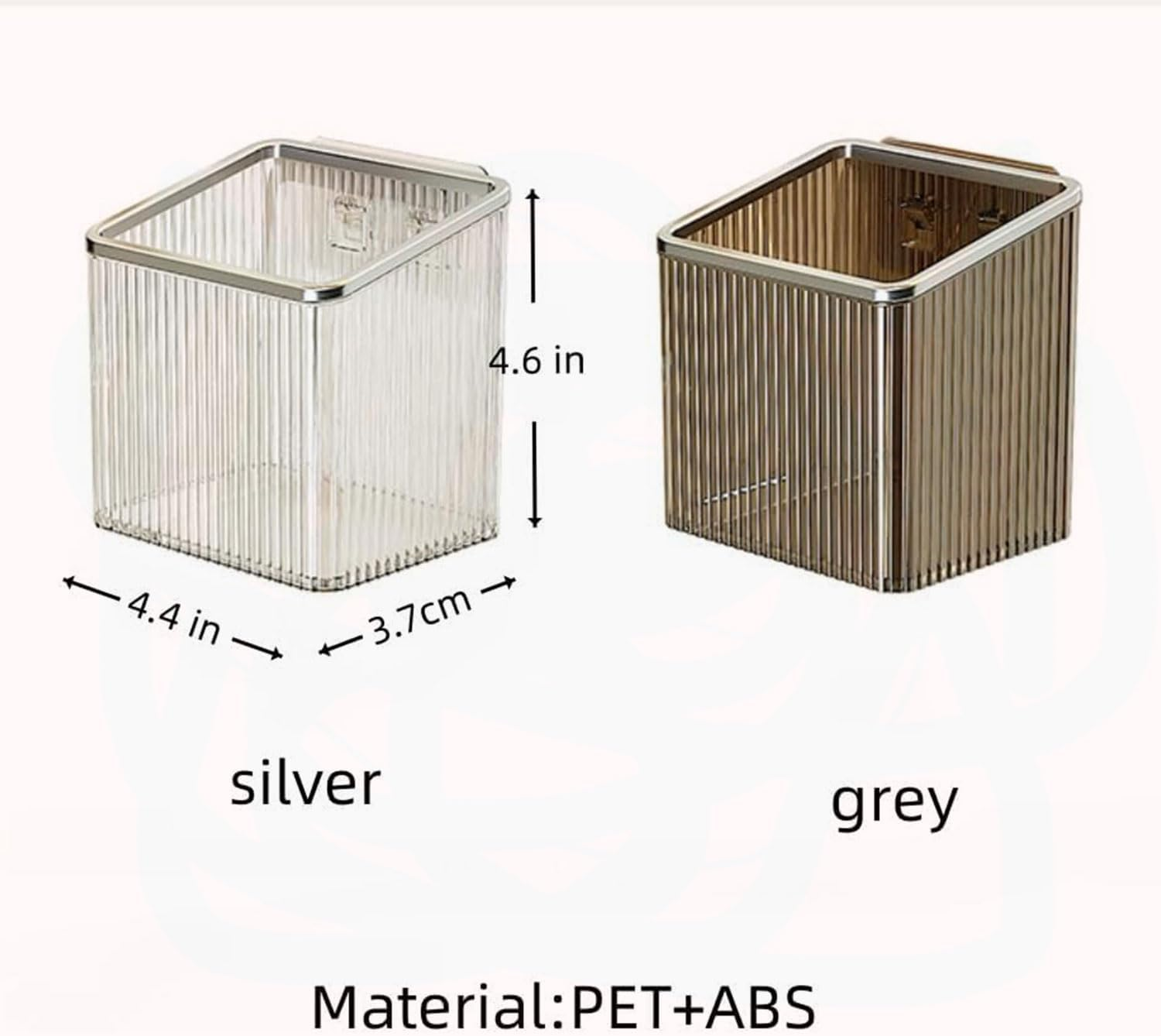 YIRANJIA 2-Pack Adhesive Shower Organizer for Bathroom Tooth Brush,Toothpaste,Razor,Makeup Brush,Cosmetic Bucketsilver image number 5