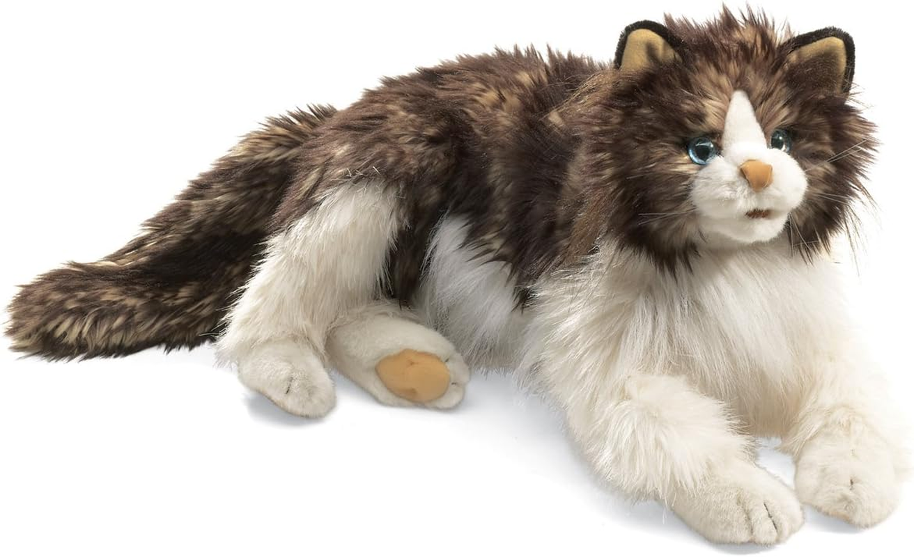 Folkmanis Ragdoll Cat Hand Puppet image number 1