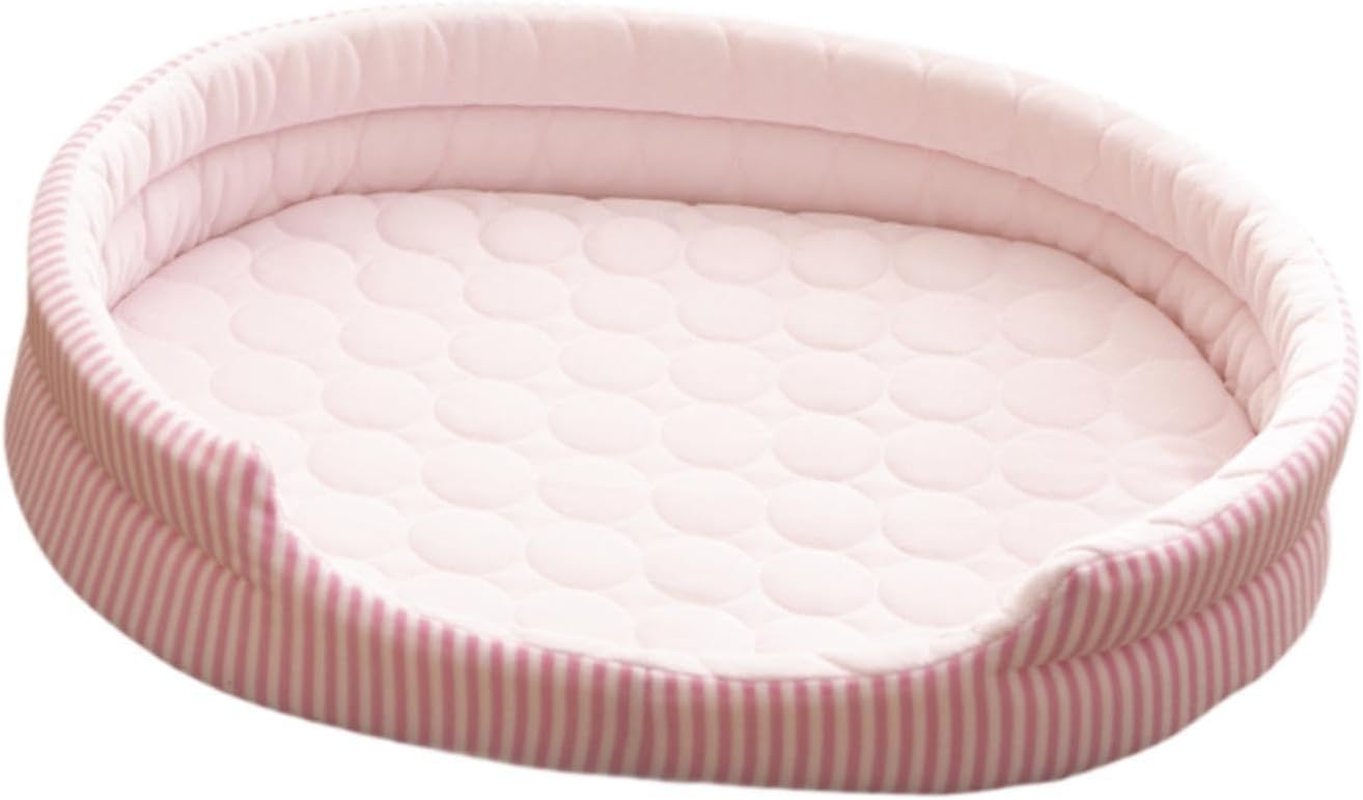 Stgfyxgs Cat Cooling Bed, Puppy and Kitten Cooling Mat, Summer Cooling Mat, Winter and Summer Iced Silk Pet Bed for Cats of All Ages, Blue