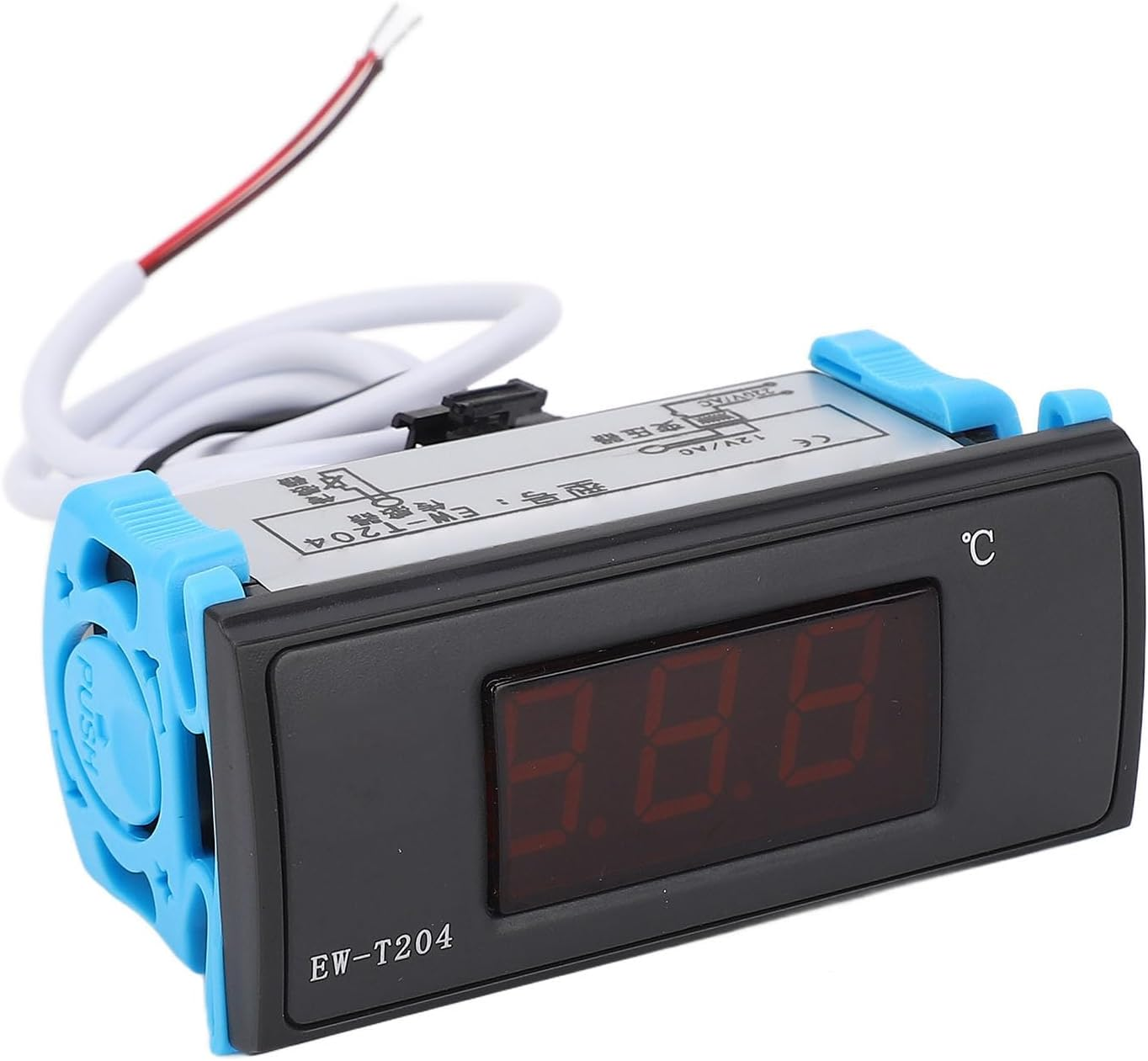 Fdit Digital Thermostat Dual Display Temperature Controller for Efficient Work AC12V ABS Material image number 5
