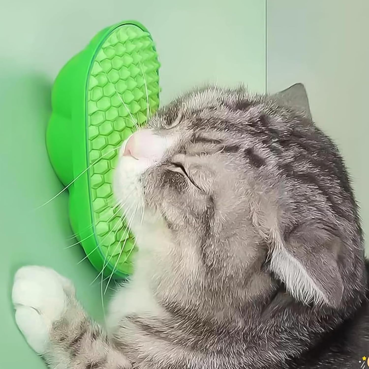 Pack of 2 Cat Toys, Bring 2 Catnip Balls and 2 Gall Balls, Catnip Ball for Cat Wall for Cats Licking, Healthy Kittens Teeth Cleaning, Self-Service Common image number 5