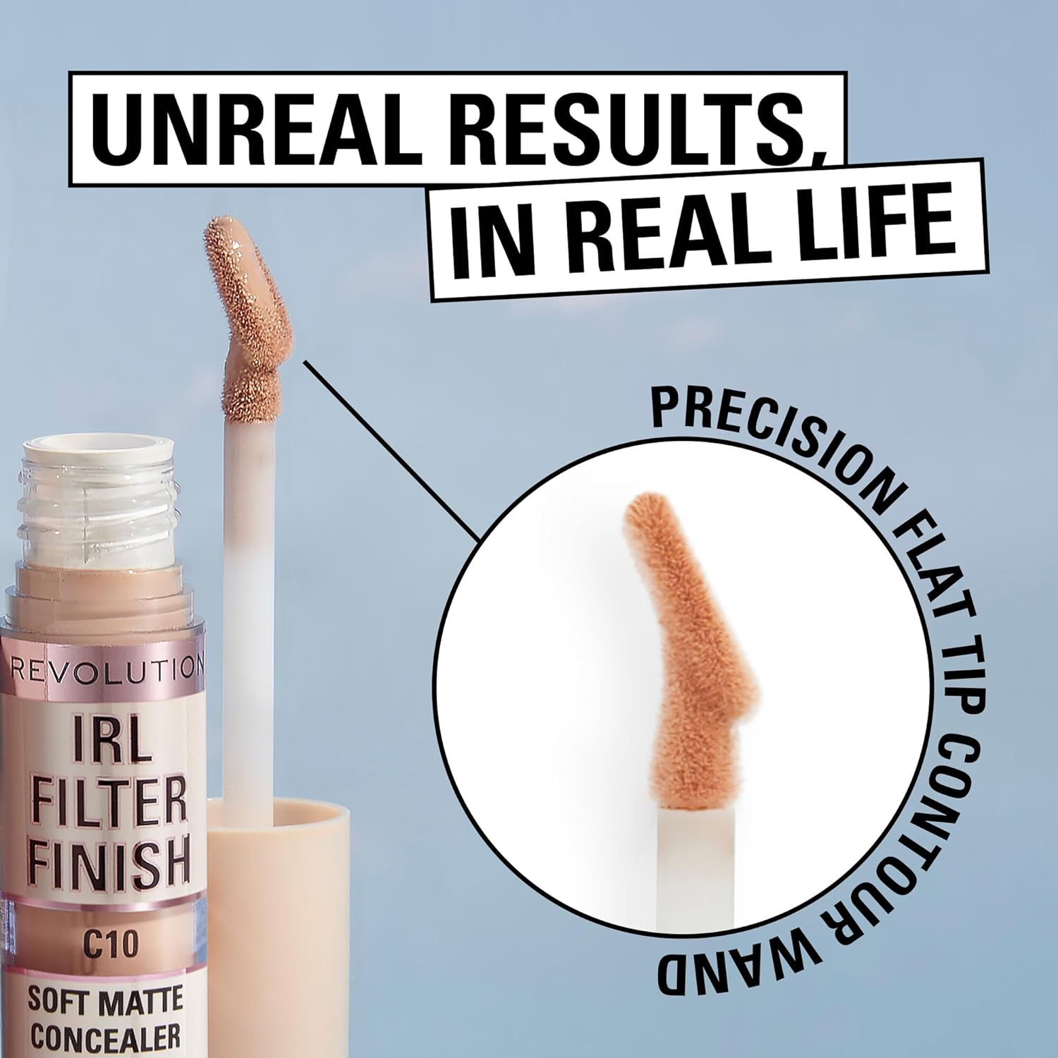 Revolution IRL Filter Finish Concealer 6 G, C1 - Multicolor image number 5