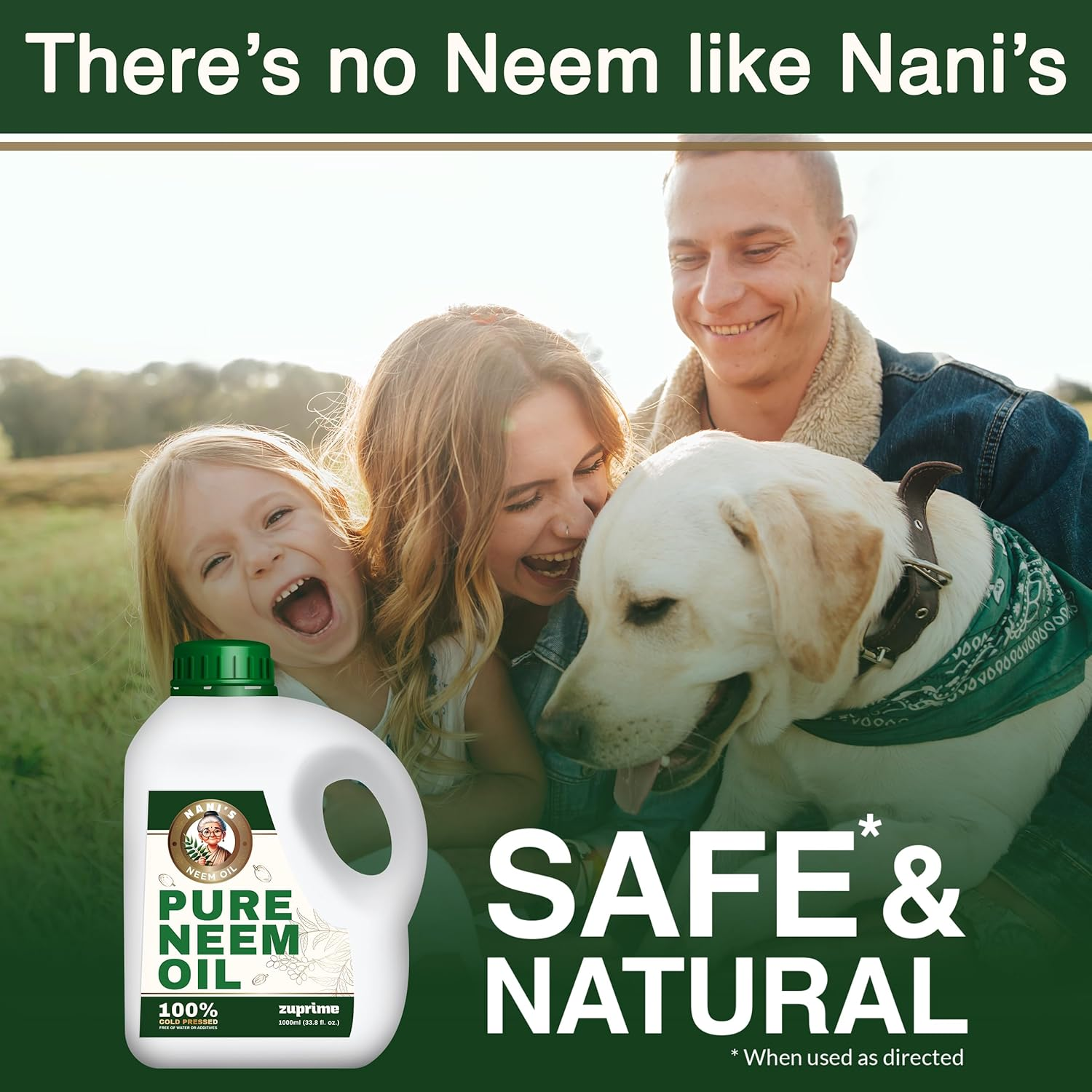 Nani'S Pure Neem Oil for Plants Concentrate - Dilute for Use as Organic Neem Oil Spray for Plants, Outdoor & Indoor Use - 100% Cold Pressed - Horticultural Enhanced Plant Health & Shine Need (34 Oz) image number 6