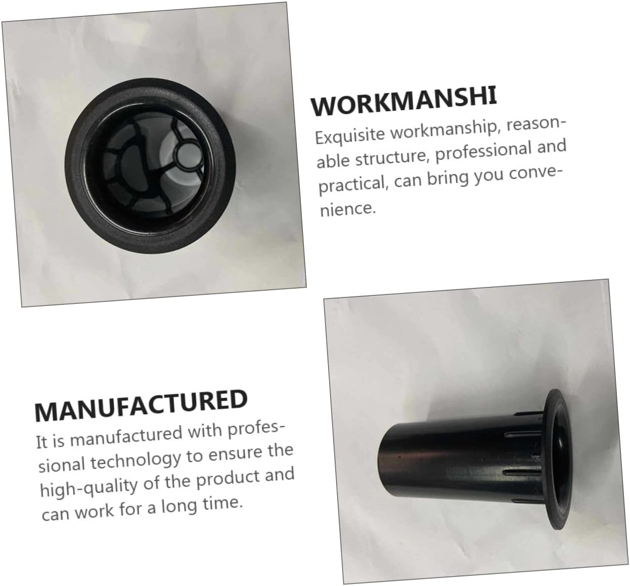 LRXIYODE 20Pcs Plastic Speaker Air Outlet Port Tube Replacement for Woofer Box Bass Reflex Tube Subwoofer Speaker Hole Accessories for Audio Systems image number 1