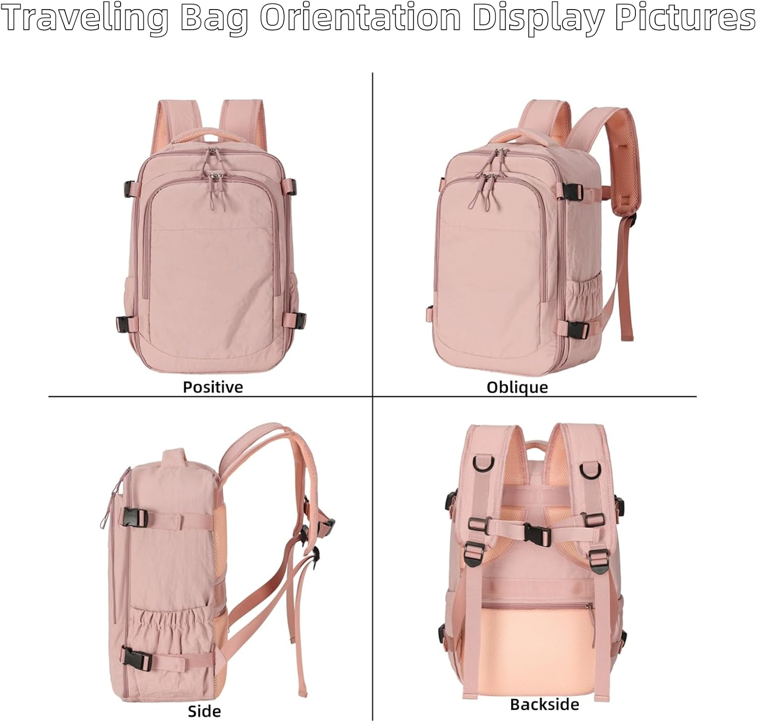 RELITRK Travel Backpack for Women Men,Airline Approved Carry on Backpack,Casual Daypack for Business Travel Essentials image number 4