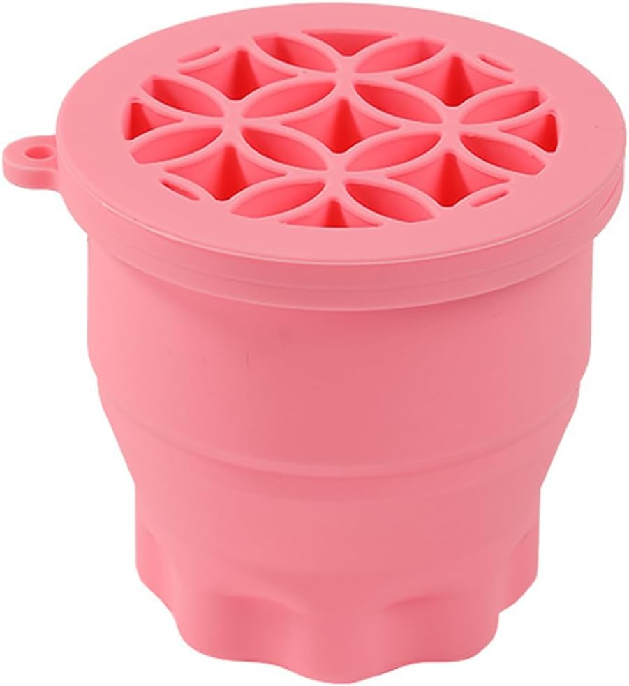 Enwye Silicone Makeup Brush Cleanerfoldable Cleaning Bowl for Makeup Brushes and Sponges