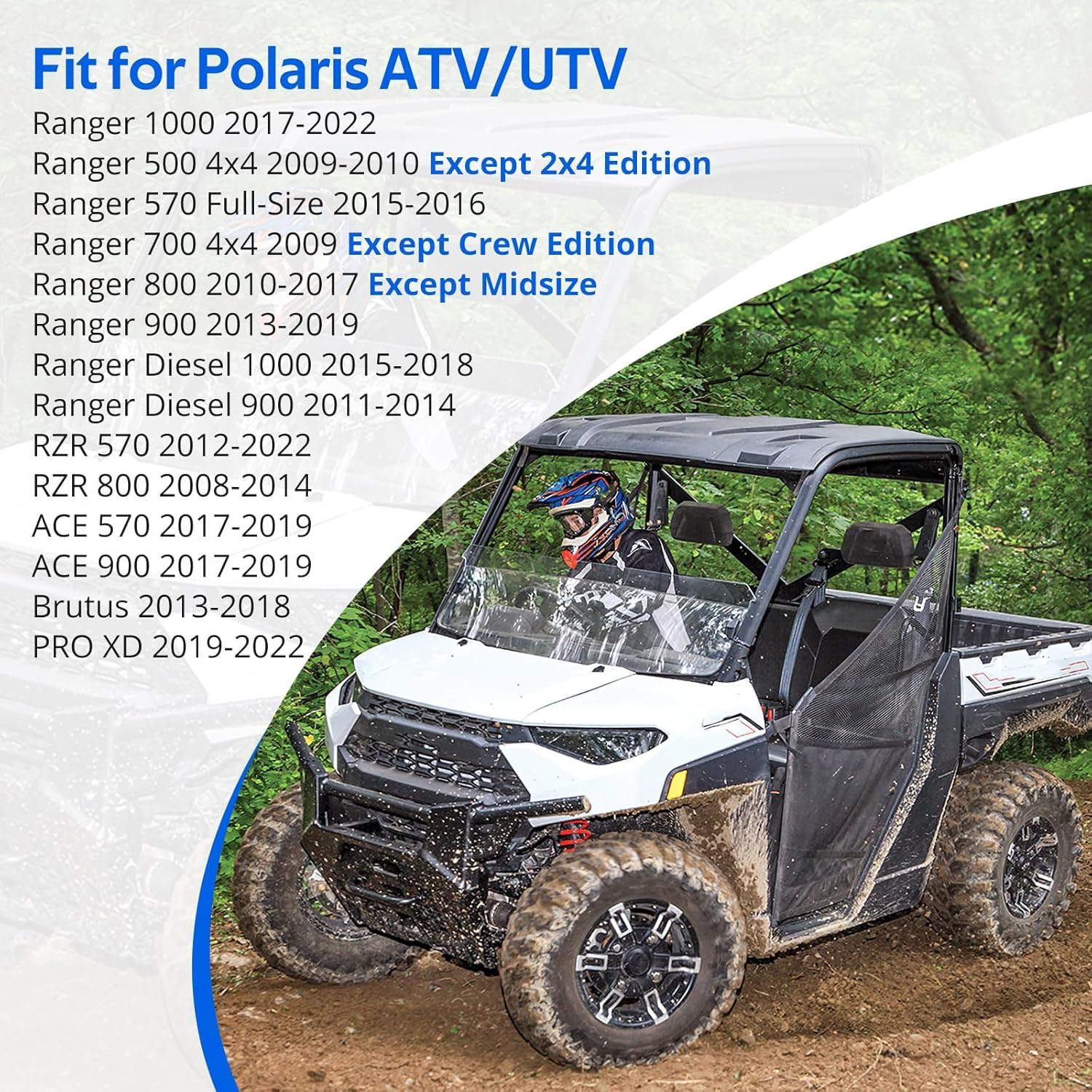 Front & Rear Wheel Bearings for Polaris RZR Ranger ACE Brutus PRO XD Heavy Duty, OEM# 3515090 3514699 3585502 3514635 3514917 image number 2