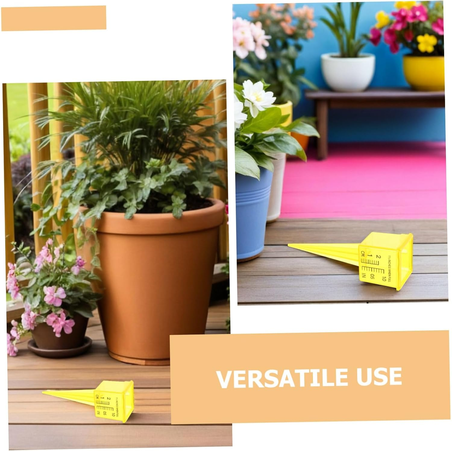 20Pcs Sprinkler Water Gauge Wide Mouth Rainfall Measurement Tool for Garden and Lawn with Dual Scales Easy Soil Installation for Accurate Outdoor Water Monitoring image number 2