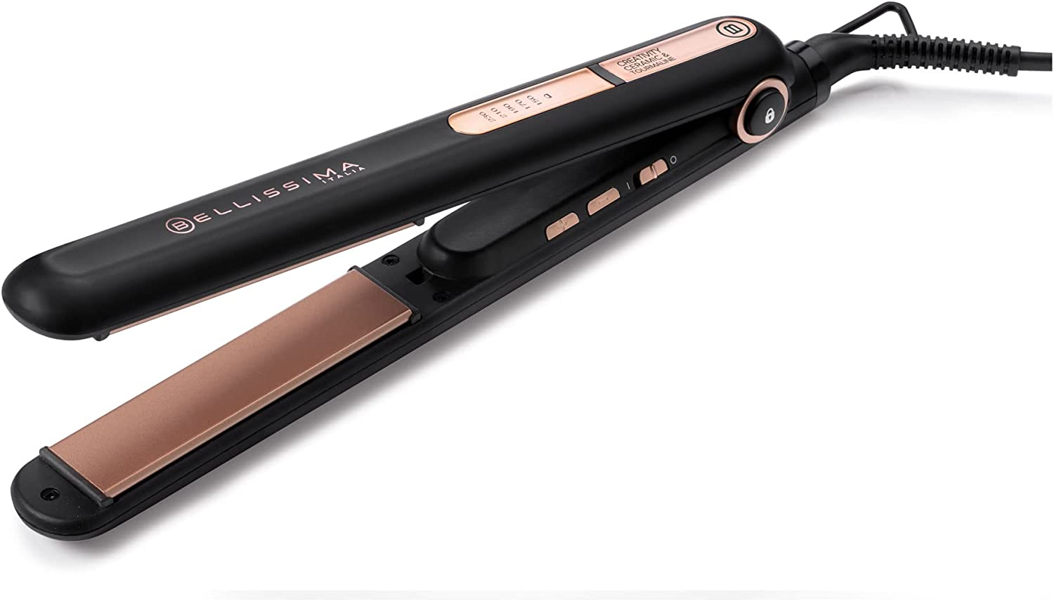 Bellissima Creativity Ceramic & Tourmaline Hair Straightener Straight or Wavy Styling Ceramic & Tourmaline Coating Temperature Setting from 150&deg;C to 230&deg;C Fast Heating image number 5