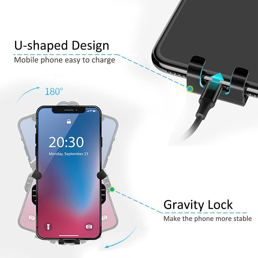 Hesanzol Mobile Phone Holder for Mini Cooper S Jcw One F54 F55 F56 F57 F60, Special Navigation Mobile Phone Mount for Central Control Screen image number 5