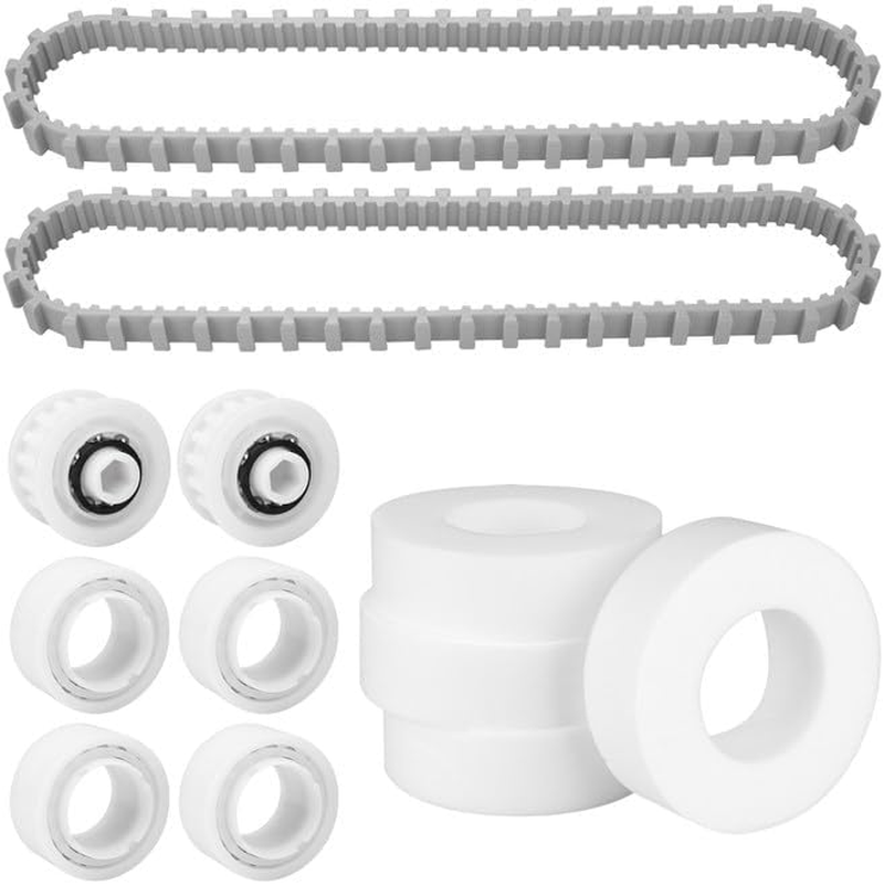 Pool Cleaner Accessories, the Climbing Ring Replacement 6101611-R4, Timing Track 9985006-R2 and 3884997-R6 Guide Wheels Pulley Gears Combo Kits for Maytronics Dolphin Nautilus Cc plus Parts image number 1