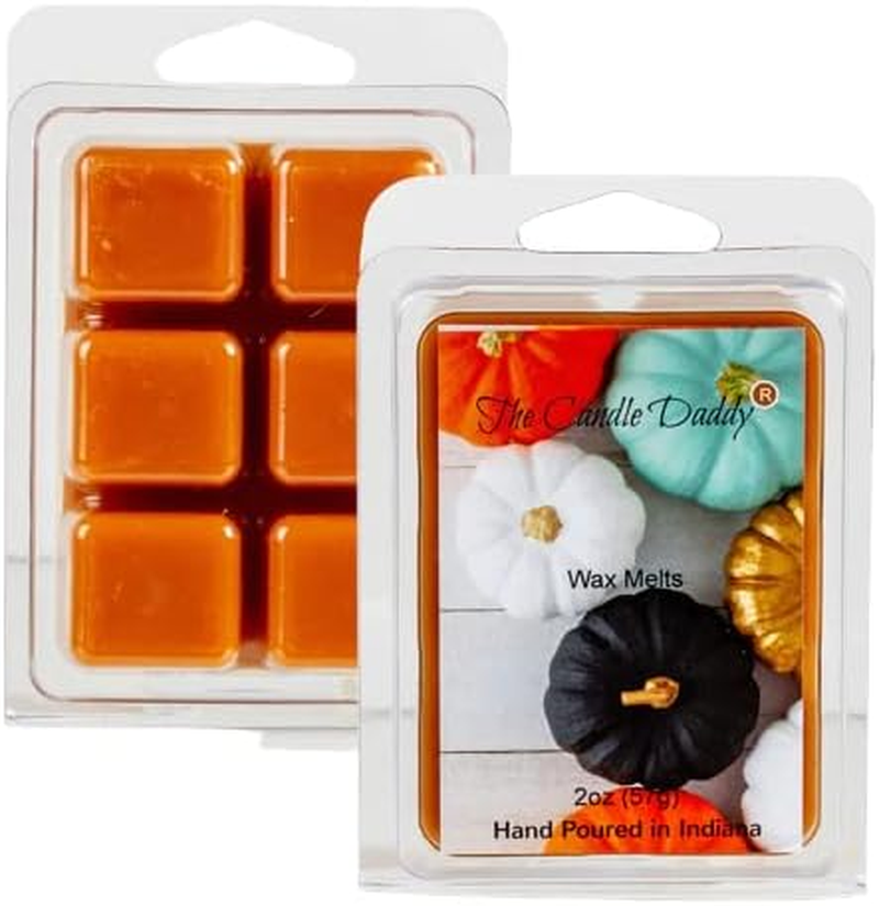 The Candle Daddy Pumpkin Spice Lovers 5 Pack - 5 Amazing Fall Pumpkin Scented Wax Melts - 30 Total Cubes - 10 Total Ounces - Harvest Aromas image number 3