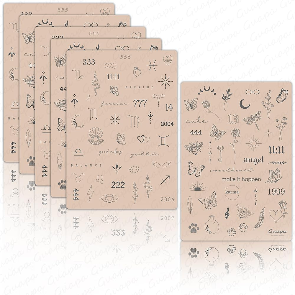 3PCS Rasmet Silicone Tattoo Training Pad 1.5Mm Thickness Double Sided Pre-Printed Gray Design Fine Line Tiny Tattoo Practice Skin for Tattoo Line Practice Tattoo Shading