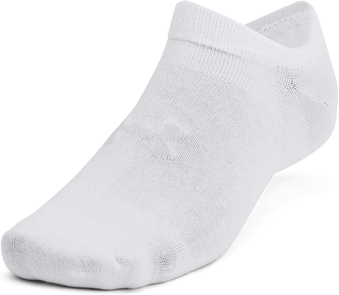 Under Armour Unisex Essential No Show 6Pack Socks image number 6