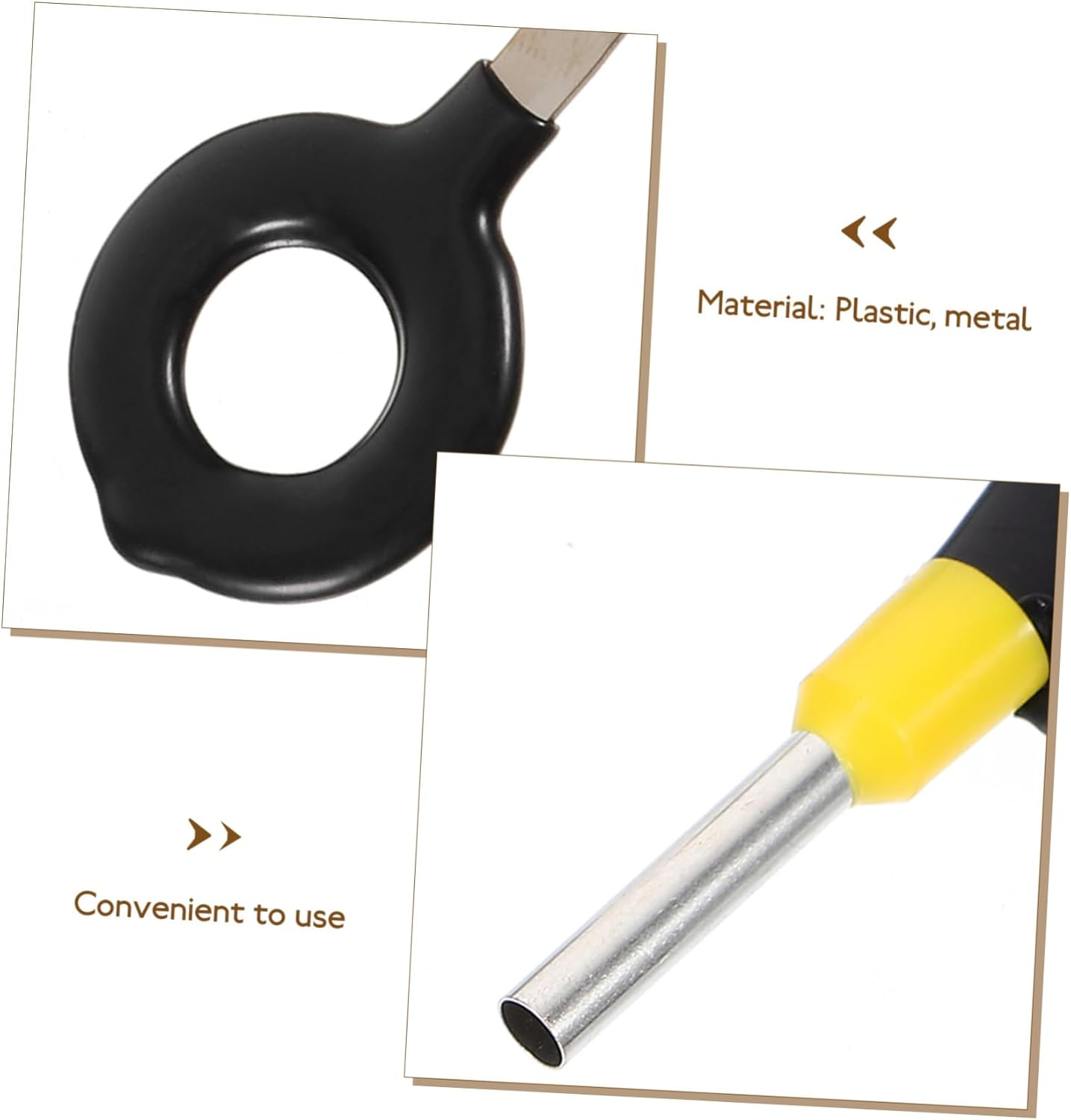 MUCKLILY 39Pcs Terminal Removal Tools Kit Connector Pin Release Extractor Puller for Automotive Household Devices Random Style image number 4