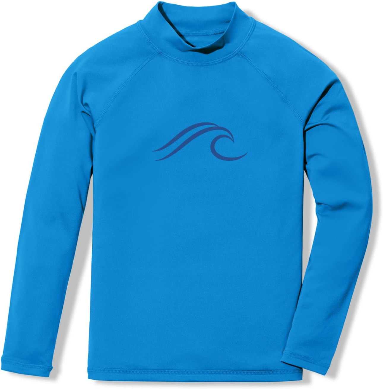 ATHLIO Kids Long Sleeve Rash Guard Swimsuit, UV/SPF Water Beach Surf Swim Shirts, UPF 50+ Sun Protection Swimwear Top