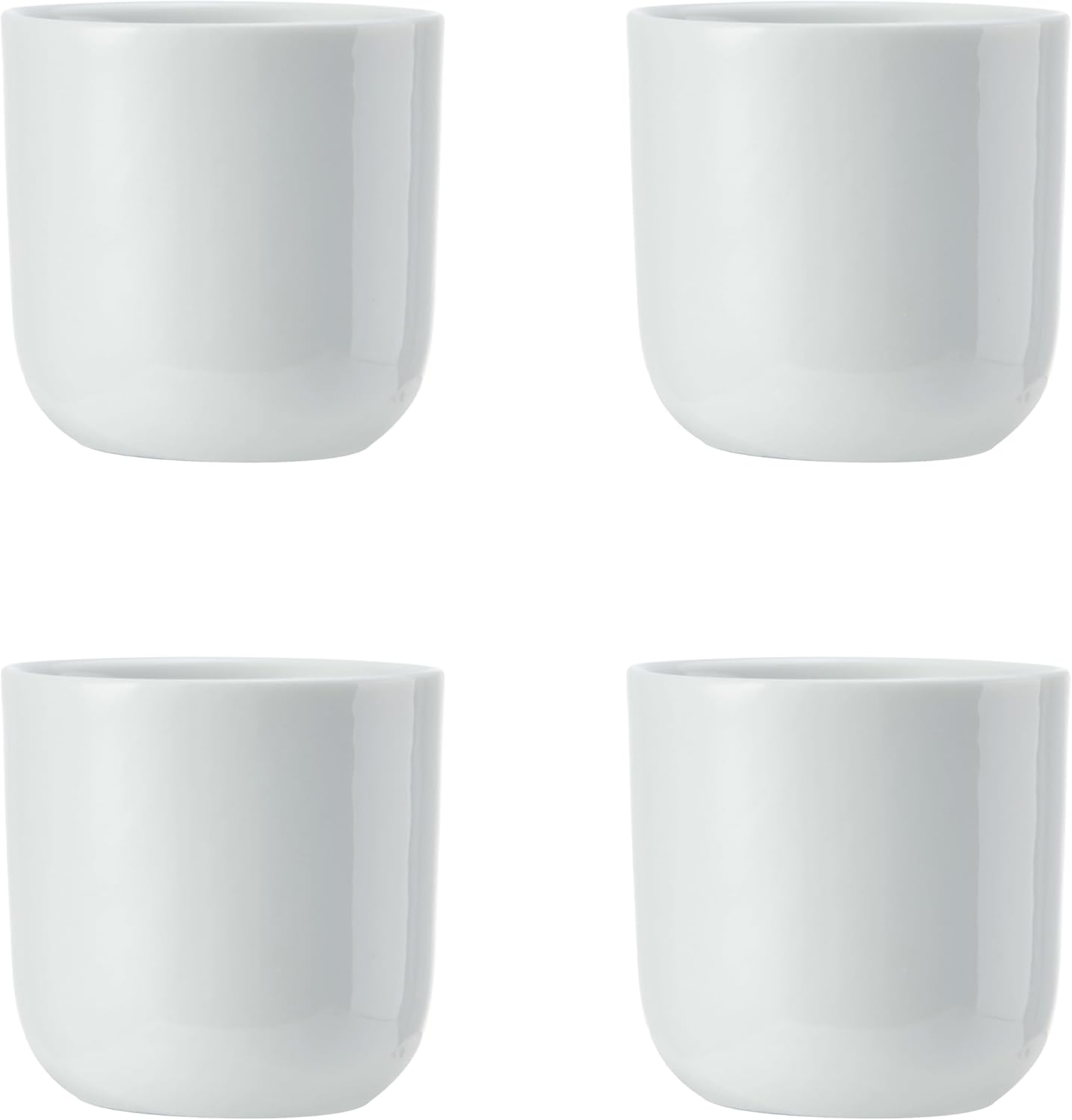 Mikasa Porcelain Egg Cup Set - White, 5Cm (4 Pieces) | Elegant Egg Holder for Soft-Boiled Eggs and Appetizers | Dishwasher Safe Porcelain Egg Cups for Everyday | Serve in Style for Every Occasion image number 5