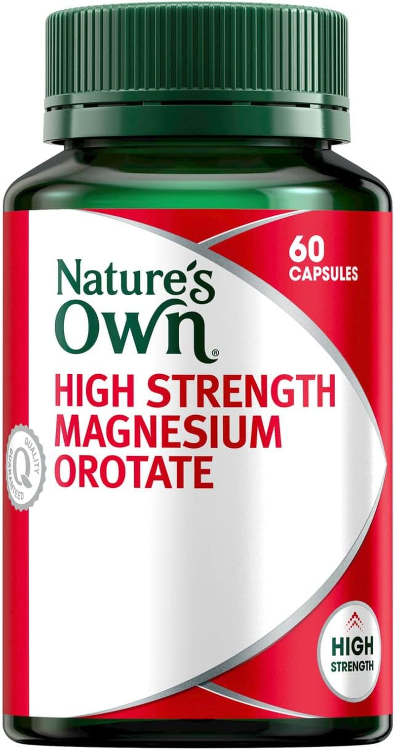 Nature'S Own High Strength Magnesium Orotate 800Mg Capsules 60-Supports Muscle Function-Helps Relieve Cramps & Mild Muscle Spasms When Dietary Intake Is Inadequate - Supports Bone Growth image number 3