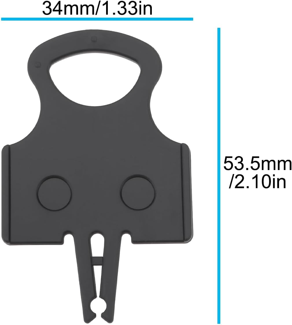 OTOTEC 10Pcs Bicycle Hydraulic Disc Brake Pads Spacer Brake Spacer Compatible with Tektro Hydraulic Brakes image number 2