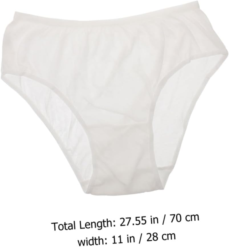 Gatuida 5Pcs Disposable Elastic Maternity Briefs High Elasticity Cotton Underwear for Postpartum Women Breathable Portable Travel Panties Convenient and Stretchy plus Xxxl image number 6