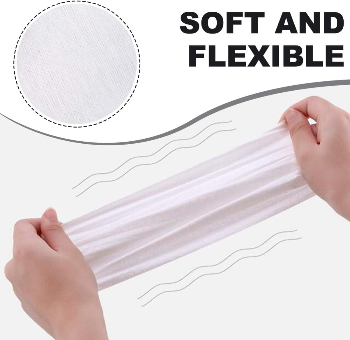 SEWACC 200Pcs Non Woven Gauze Sponge for Wound Injury Care Supplies (Folded Size 10X10Cm, Unfold Size 20X20Cm)