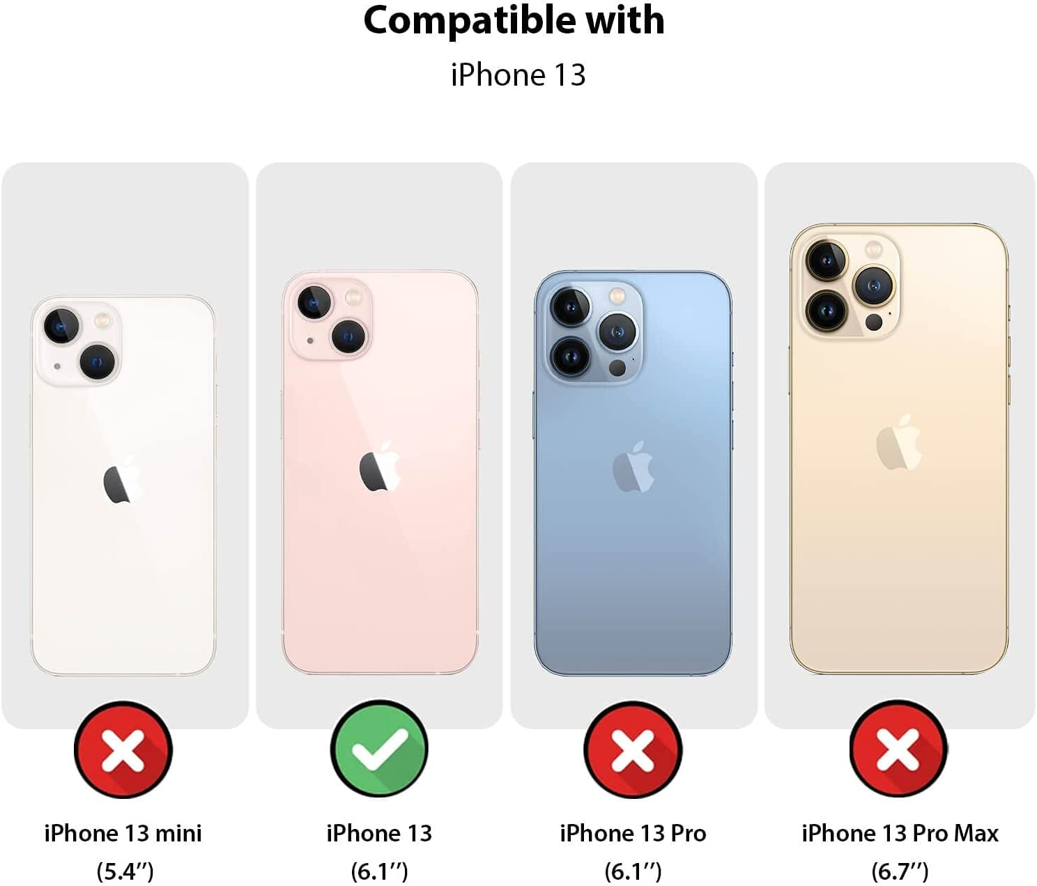 ZUSLAB Case for Iphone 13 Case, Liquid Silicone Anti-Scratch Gel Rubber Shockproof Full Protection Soft Microfiber Lining Cover for Apple (2021) - Mint - Hot Pink image number 5