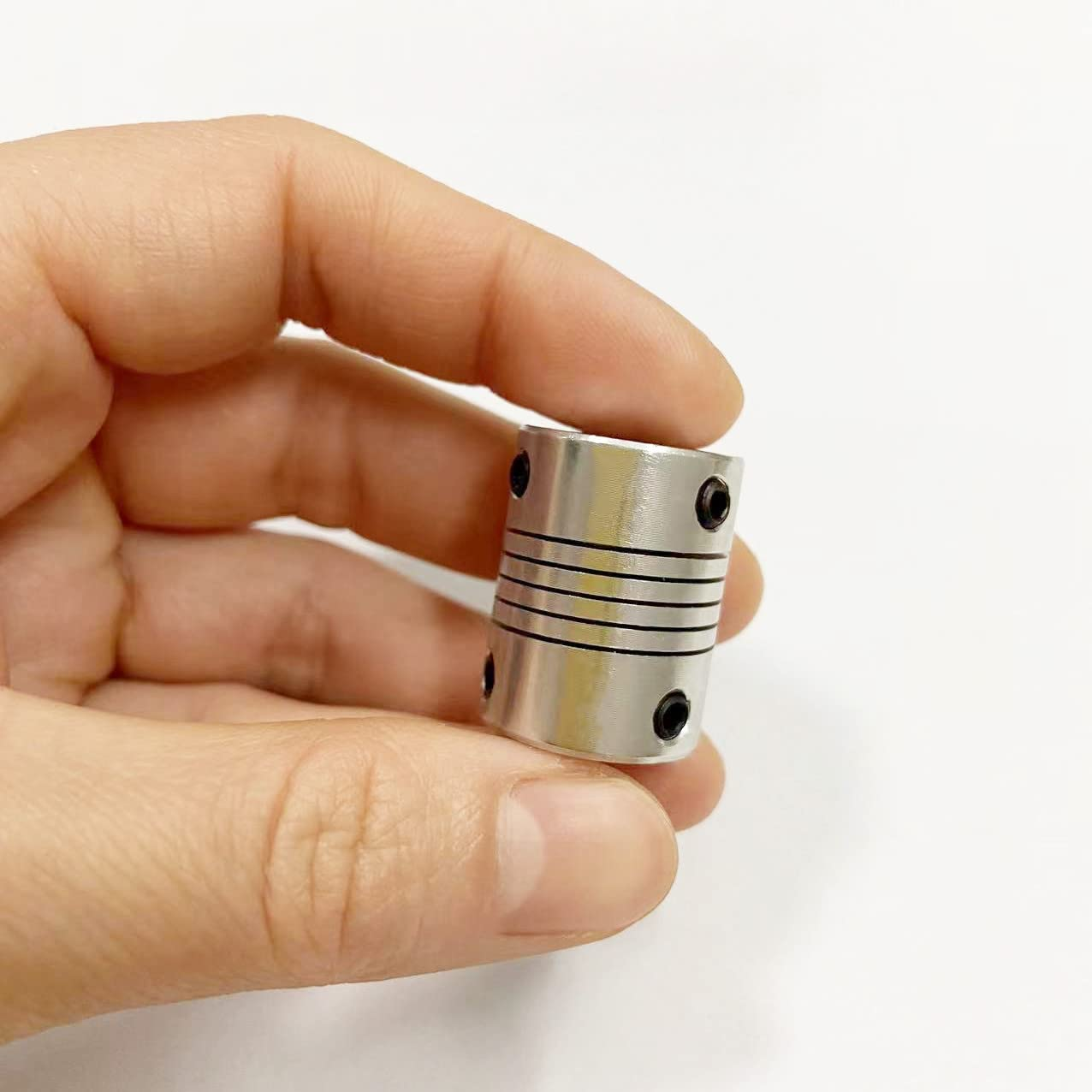 Ruimou 5PCS 5Mm X 8Mm Aluminum Flexible Shaft Coupling Od19Mm X L25Mm CNC Stepper Motor Coupler Connector image number 5