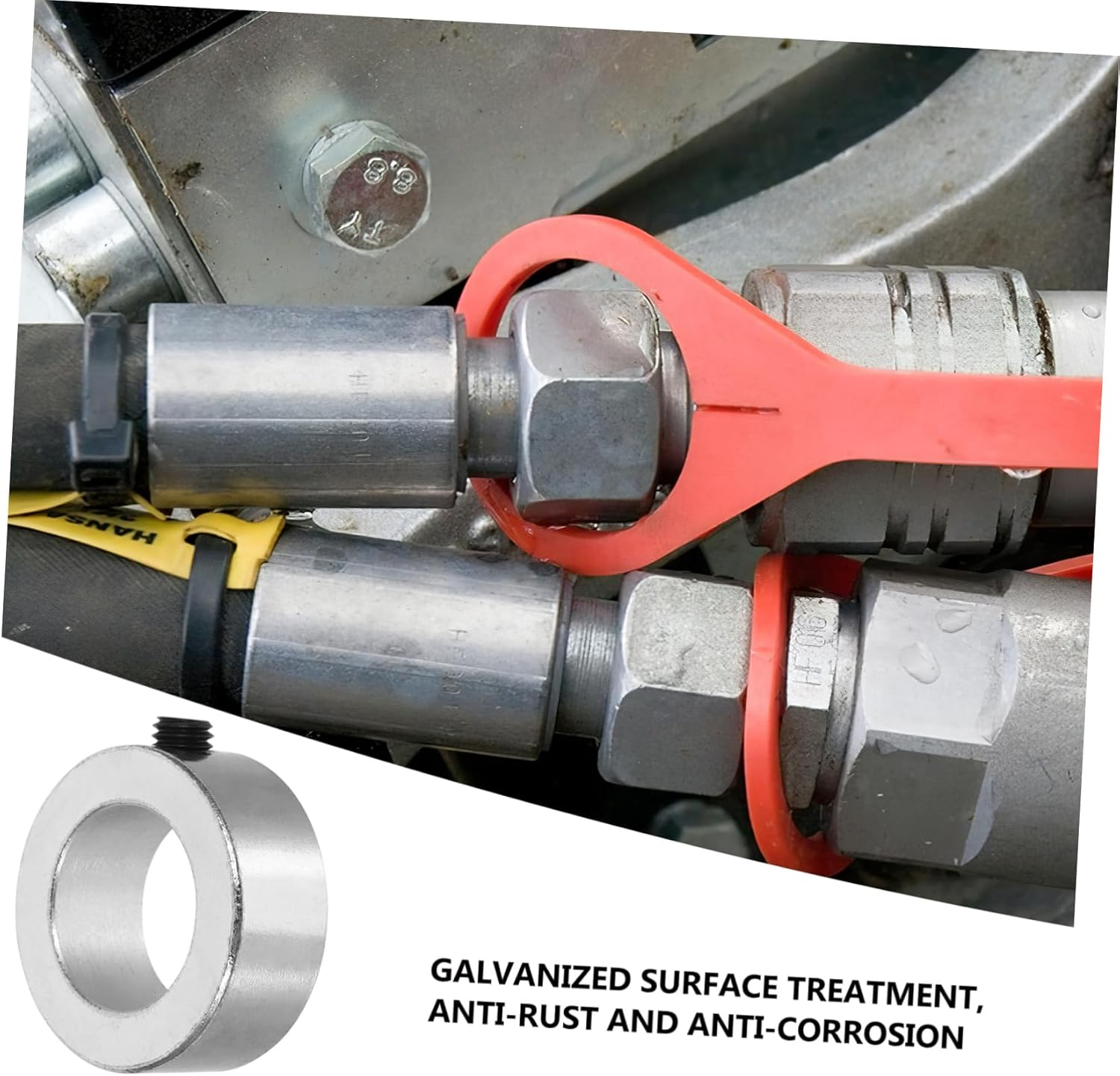 ROMISBABA Machine Tool Car Axle Collar Metal Shaft Collars for Automotive Carbon Steel Retaining Ring image number 2