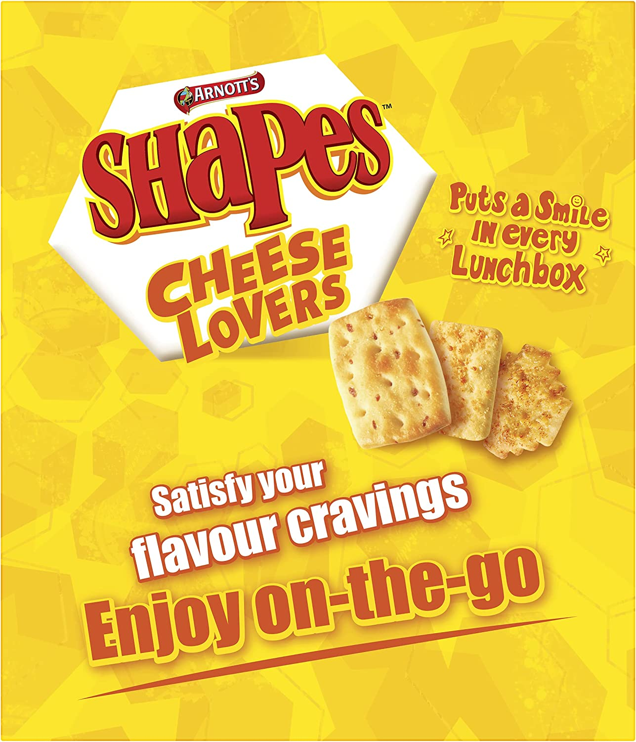 Arnott'S Shapes Cheeselovers Variety Multipack 15 Pack 375G image number 2