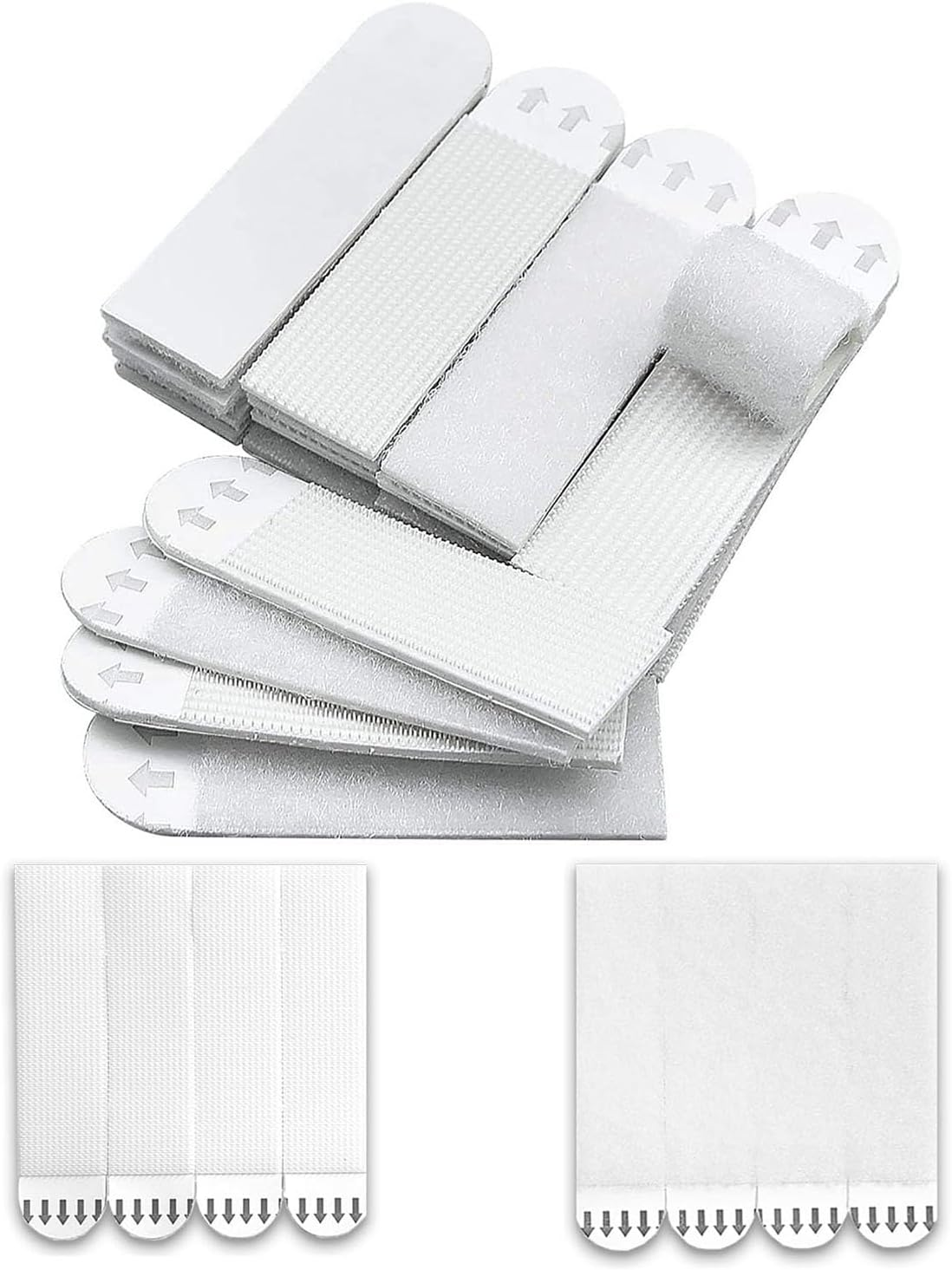 12 Pairs Large Picture Hanging Strips Heavy Duty, Sticky Picture Hangers for Walls,Hanging Pictures without Nail,Damage Free No Nails Adhesive Poster Strips for Frame Hanging Mounting Strips(24 Strips) image number 5