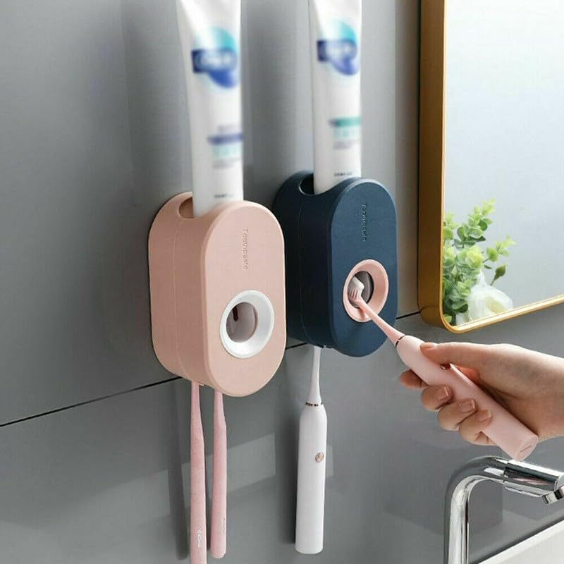Lazy Automatic Toothpaste Squeezer Holder Wall Mounted Toothpaste Dispenser- Hygienic, Hands-Free Squeezer for Optimized Toothpaste Usage image number 6