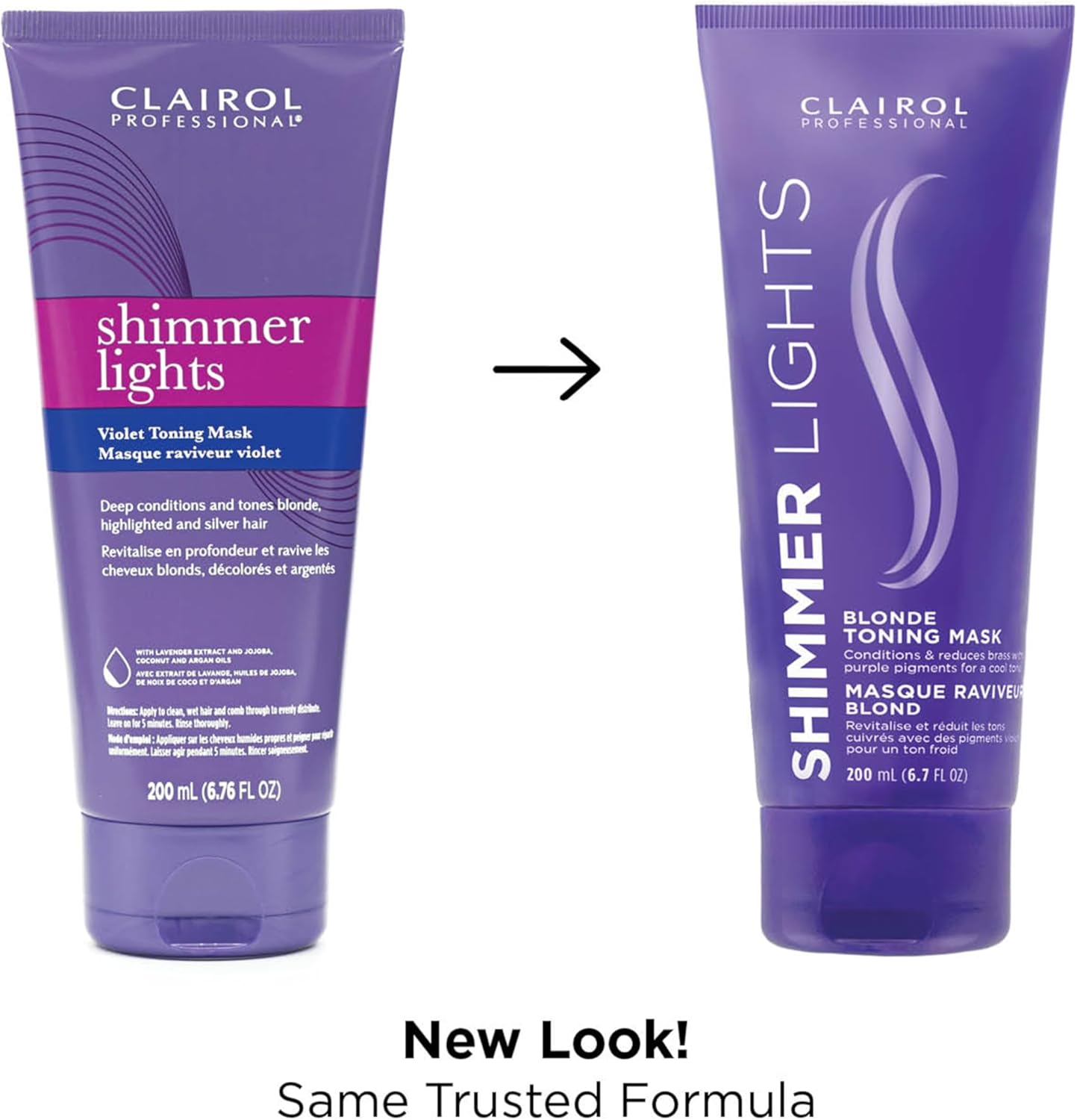 Clairol Professional Shimmer Lights Violet Toning Mask 200Ml - Packaging May Vary image number 2