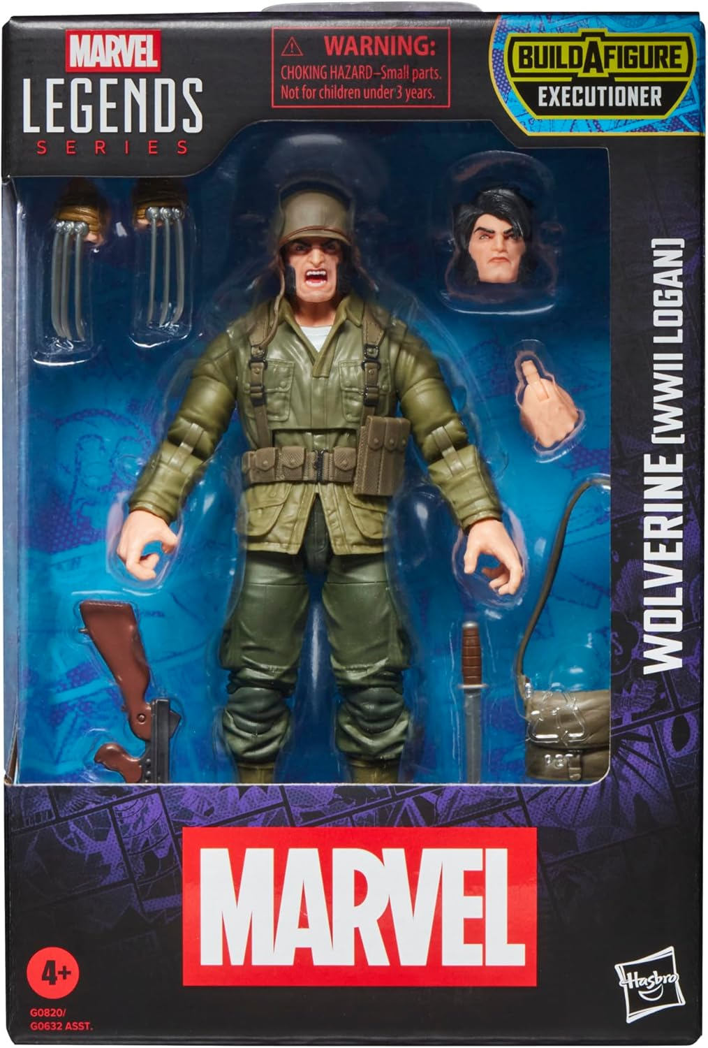 Marvel Legends Series Wolverine (WWII Logan), X-Men Comics Collectible 6-Inch Scale Action image number 6